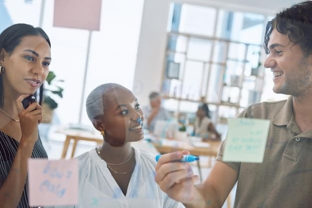 planning post it notes diversity marketing business people working partnership collaboration strategy seo meeting thinking innovation team work glass media advertising idea